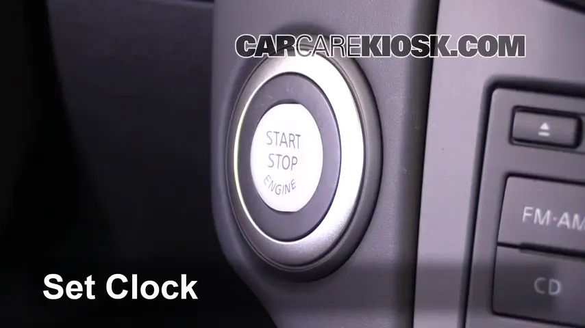 2016 Nissan 370Z 3.7L V6 Coupe Clock